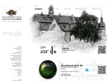 Tablet Screenshot of millenniumarts.org
